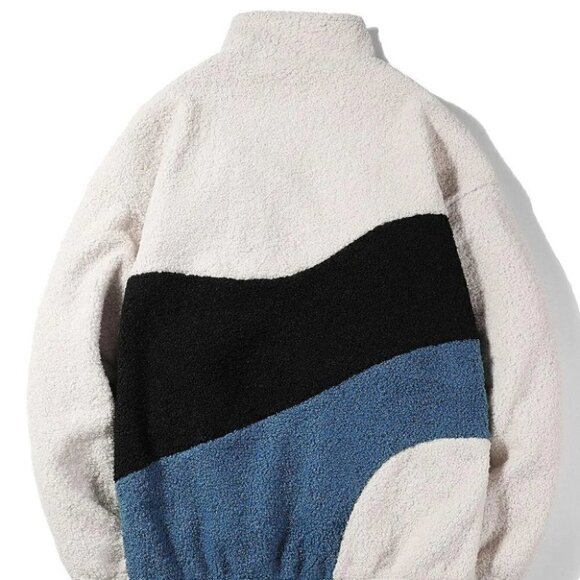 Cream Mens Teddy Coat - Picture 3 of 8